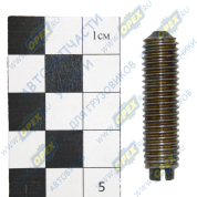 Винт регулировочный М10х42х1,5 (под отвертку) с конусом на конце